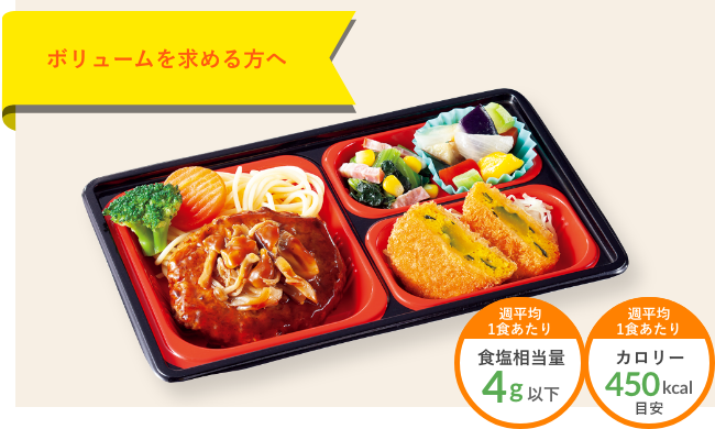 ボリュームを求める方へ